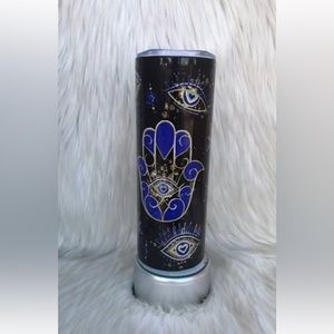 Skinny Tumbler 20 oz  stainless  Steel Evil Eye, Greek Evil Eye,